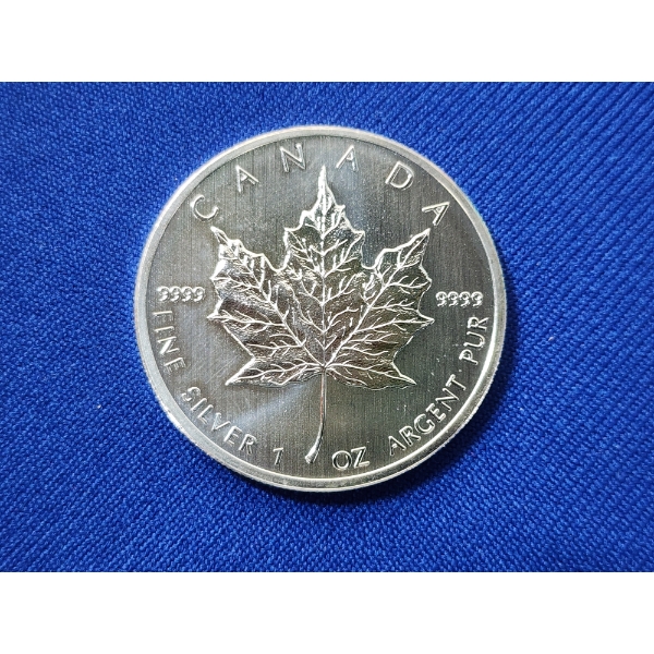 2013 Canadian Maple Leaf 1 oz .9999 Fine Silver Coin