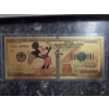 Image 1 : Rare Disney Mickey Mouse Gold Foil .999999 24k Note