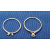 Image 5 : Women's 14K White Gold Ring Set With Clear Stones - Size 9 - Weight: 3 g