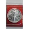 Image 2 : U.S 1991 Uncirculated 1 Troy Ounce 99.93% Fine Silver American Eagle Dollar In Display Card