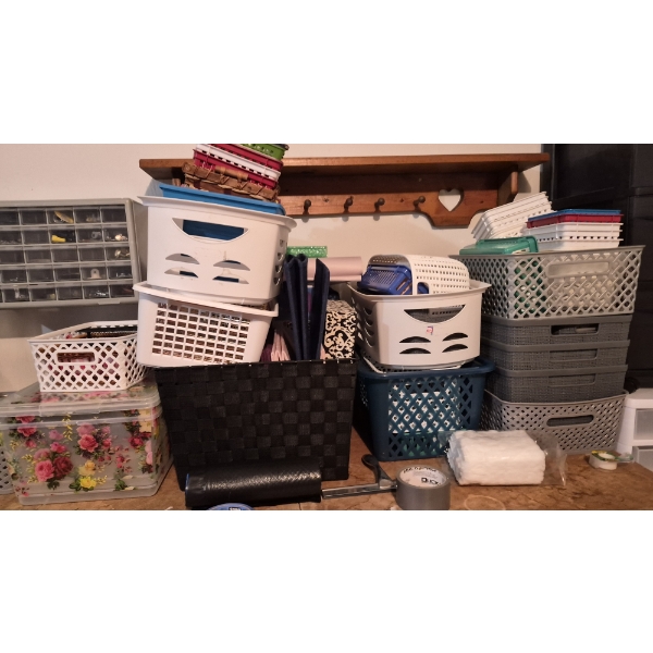 PICKUP IN NORTHFIELD - Storage Tubs / Bins / Cabinets - Everything You See In Pictures - This Is A M