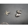 Image 5 : Assorted Jewelry - Watch Band - Brooch - Earrings - Clip on Earrings - 3 Rings - Necklace Charm 