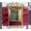 Image 1 : Large Wall Hanging Decorative Jewelry Box With Hinged Doors, Velvet Lining & Compartments