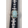 Image 11 : Sterling Silver Southwestern Style Cuff Bracelet & Rings With Turquoise - Total Weight: 26.3g
