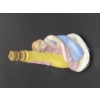 Image 5 : Vintage Jewelry Trinket Box with Photo of a Woman Apollo Made in U.S.A. - Vintage Perfume Bottle