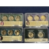Image 5 : Presidential Dollar Sets (3) & Sacagawea Dollar Set- FV $11.00 - Warren G. Harding - Abraham Lincoln