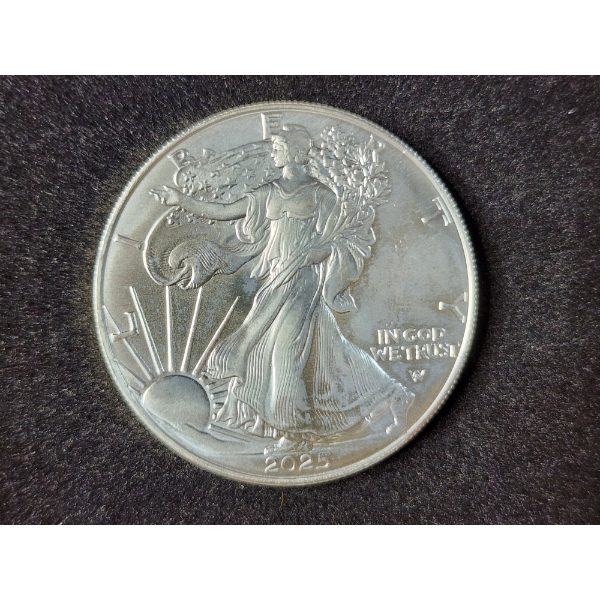 2025 1 Oz 99.9% Silver American Eagle - Type 2 