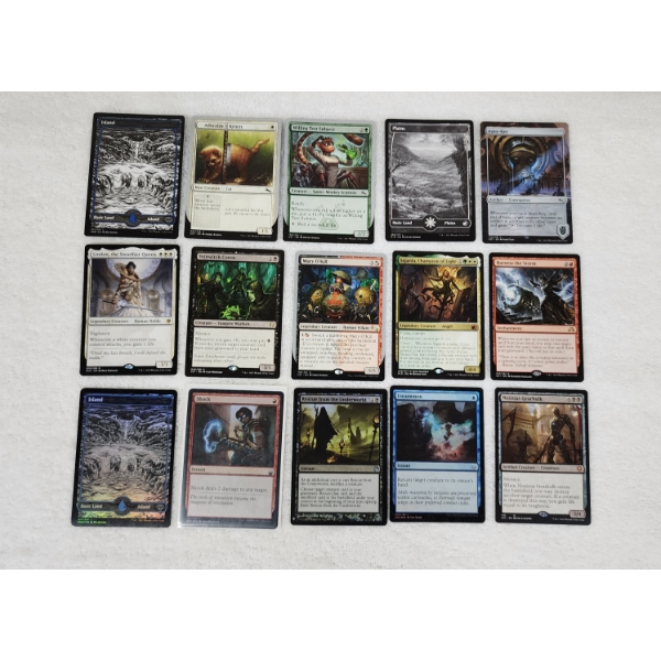 15 Assorted MTG Magic The Gathering Trading Cards Including Holo's & Rare