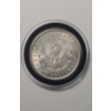 Image 2 : United States 1921 90% Silver Morgan Dollar In Coin Capsule - AU Condition