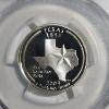 Image 4 : PCGS PR69DCAM Graded 2004-S United States SILVER Texas State Quarter ~ Texas Flag Slab 