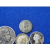 Image 3 : Lot of 4 Assorted Foreign Silver Coins - See Description!  