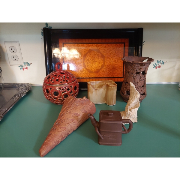 Small Group Of Collectible Decor items As Shown - Kitchen
