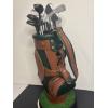 Image 1 : Golf Club Telephone - Very Unique & Cool Telephone! - Golf Clubs/Bag Phone - 17 inches tall