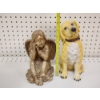 Image 7 : Two Decorative Statues ~ 9 Inch Tall Angel & 11 Inch Tall Dog 