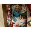 Image 10 : *Pick Up At Mantua Home-No Shipping Available*  Gray Tote filled with Christmas Decor - Ornaments