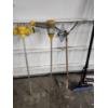 Image 4 : Assorted Garden and Cleaning Items with Trash Can