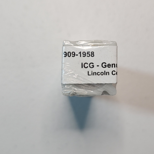 SEALED Tube of 1909-1958 Lincoln Wheat Cents: ICG - Genuine 