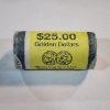 Image 1 : Roll Directly from the U.S. Mint: $25.00 Face Value of Sacagawea $1 "Golden Dollars"
