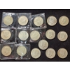 Image 8 : 16 Assorted 40% Silver Kennedy Half Dollars - ASW PER COIN: 0.1479 OZ 