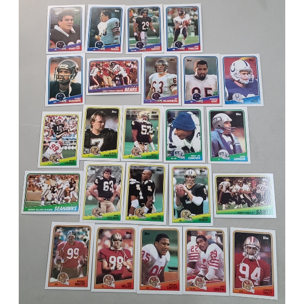 Assorted 1988 Topps Football Cards