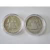 Image 2 : 1963-D & 1954-D Franklin Half Dollars - 90% Silver U.S. Coins in Capsules