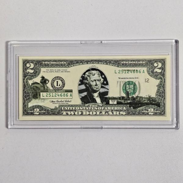 Series 2003-A $2 Bill Private Commemorative Statehood Overprint (Nebraska Edition)