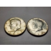 Image 2 : Two 90% Silver Kennedy Half Dollars - $1.00 Face Value