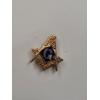 Image 2 : 14K Yellow Gold Masonic Lapel Pin - Weight: 0.3g