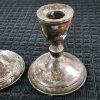 Image 2 : Two Sterling Silver Weighted Candlestick Holders Made By Duchin Creation ~ Total Weight: 382.2 Grams