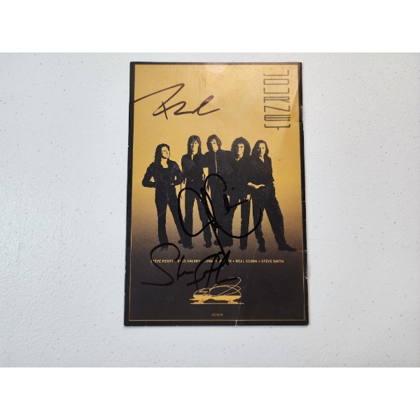 Collectible Autographed Journey Booklet 
