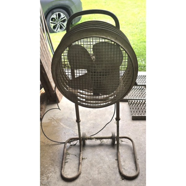 Shop Fan with Wheels - Works
