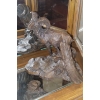 Image 1 : Old West Figural Collection - Cast "Mountain RAM" Statue - App 8" Tall In Ex Condition - 9" Length