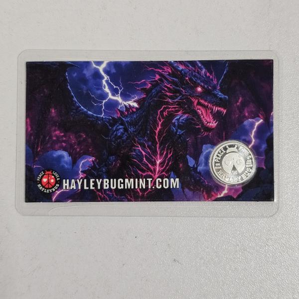 LIMITED MINTAGE 1/5000!!! Lightningblood Leviathan 1 Gram .999 Fine Silver