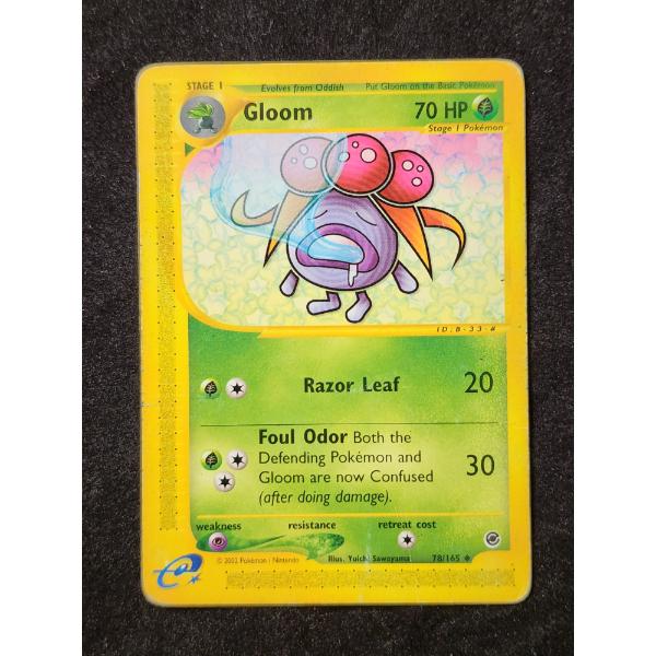Gloom 78/165 E-Reader Pokemon Trading Card