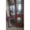 Image 7 : PICKUP IN CANTON - Fantastic Mahogany Mirrored Back Curio Cabinet 4 FT Wide 2 Door Upper & Lower Exc