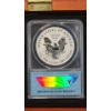 Image 4 : ANACS 2013-W RP70 DCAM 1 Troy Ounce .999 Fine Silver American Eagle In Wooden Storage Box
