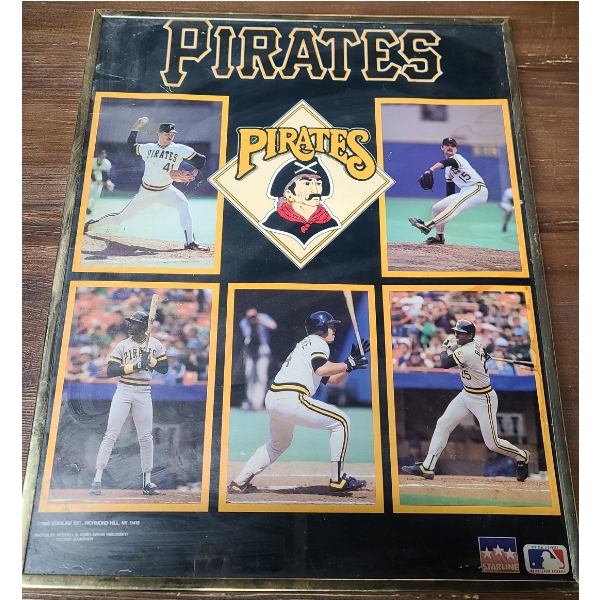 1988 Starline MLB Pittsburgh Pirates Baseball 16x20 Framed Poster