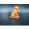 Image 5 : Degenhart Dogs - Tangerine - Adorable Uranium Glass Dog Figurine - ~2.5 inches 