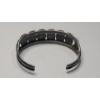 Image 3 : Vintage Sterling Silver Cuff Bracelet with Turquoise Stones - Weight: 29.2g
