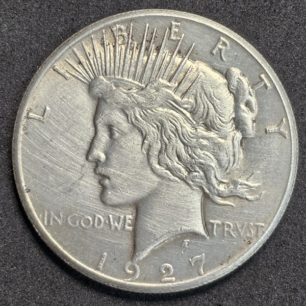 1927 Silver Peace Dollar