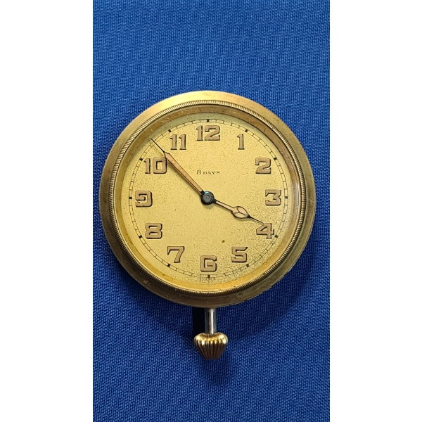 Vintage Georges Meyer Swiss 8-Day 6 Jewels Travel Clock - Working Condition