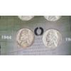 Image 3 : Complete San Francisco Mint Silver Jefferson Wartime Nickel Collection In Acrylic Display