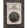 Image 1 : 1992 United States Silver Eagle .999 Fine Silver Troy Ounce Coin - NGC MS 69