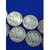 Image 8 : x9 Assorted Years 90% Silver Walking Liberty Half Dollars FV: $4.50