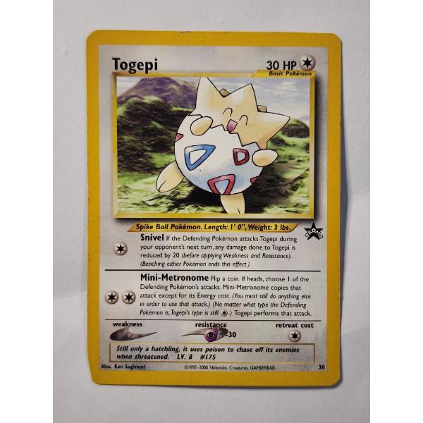 Togepi Black Star Promo #30 Non-Holo Rare Vintage Pokemon Trading Card