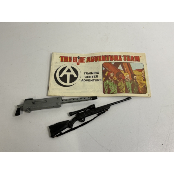 The GI Joe Adventure Team Book & Two Toy Guns - Training Center Adventure 