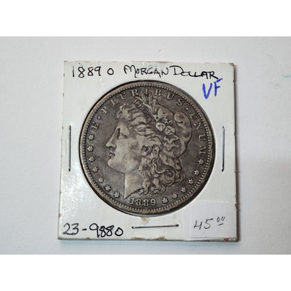 1889-O Morgan Silver Dollar - Like VF