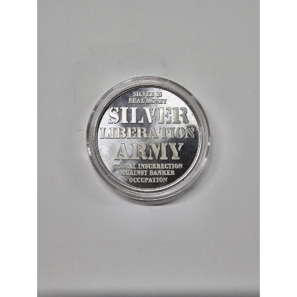 1 oz .999 Fine Silver Liberation Round ft. "Occupy Wall Street" "End the Fed"