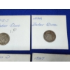 Image 13 : Assorted Coins: x8 90% Silver Barber Dimes & x1 1887 90% Silver Seated Liberty Dime, Mexican Coin