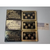Image 1 : 2006, 2007 & 2008 United States 24K Gold Layered 50 States Commemorative Quarters